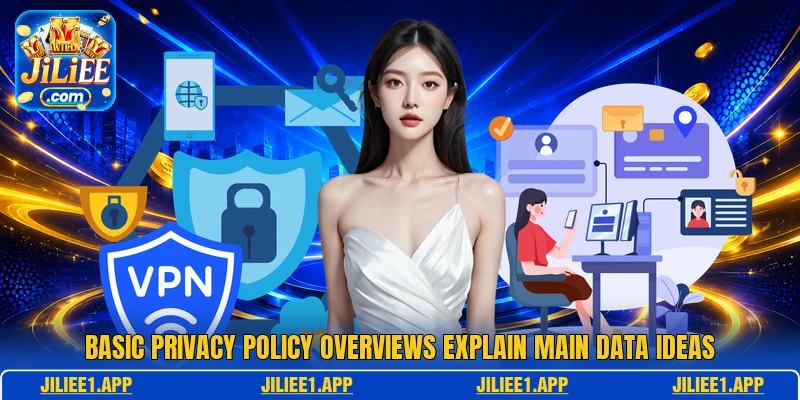 Basic privacy policy overviews explain main data ideas
